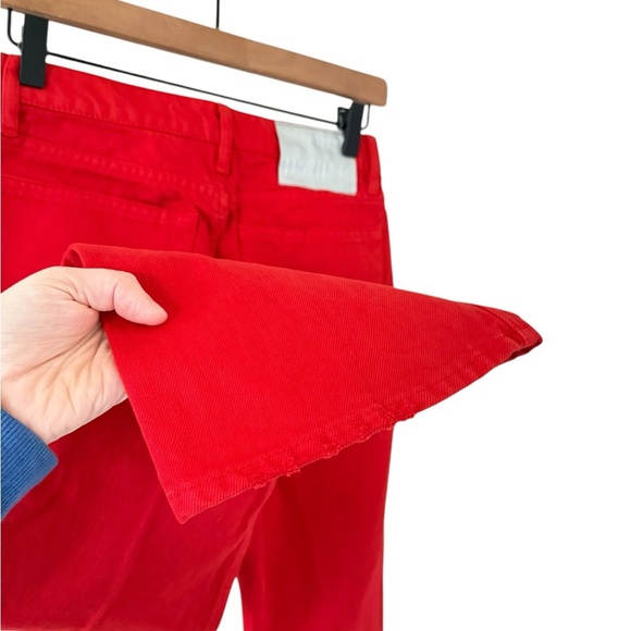 Golden Goose Deluxe Red Cropped Flare Denim - Picture 7 of 8